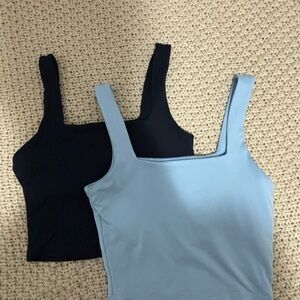 Hollister Navy and Light Blue Tank Bundle